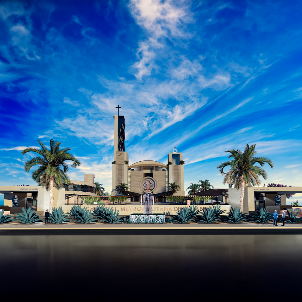 Nueva Catedral Metropolitana de Tijuana: La obra más emblemática de la ciudad, con una superficie de más de 70,000 m², donde MCA lidera tanto el diseño estructural como su construcción.